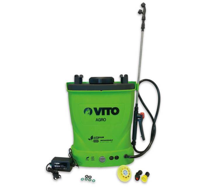 Pulvérisateur électrique à batterie lithium 12 V – 16 L - Vito