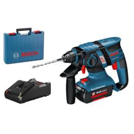 Marteau Perforateur BOSCH 36V + Batterie Li-ion 1.3 Ah + chargeur rapide + Coffret