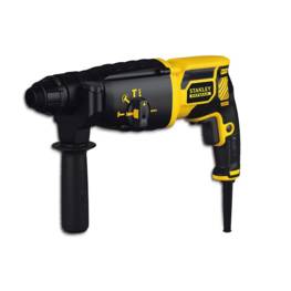 Marteau perforateur STANLEY FATMAX 750W SDS+ Poignée latérale +Tige 2 Pointes Burin plat Adaptateur SDS+ Mallette FME500K