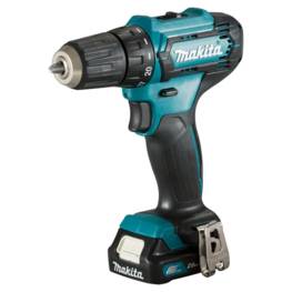 Perceuse-visseuse sans fil MAKITA 12V + 2 batteries lithium 2 Ah + chargeur + Mallette DF333DWAJ