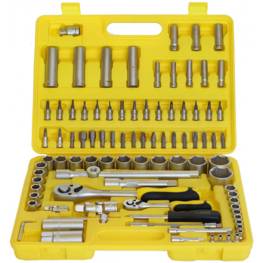 Coffret à douilles VITO 94 pièces Chrome vanadium 1/2" et 1/4" HAUTE QUALITE Malette professionnelle