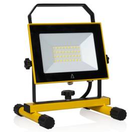 Projecteur spot LED SMD portable 20W 1800Lm 6500K Extérieur/Intérieur Chantier Travaux IP65 ASLO