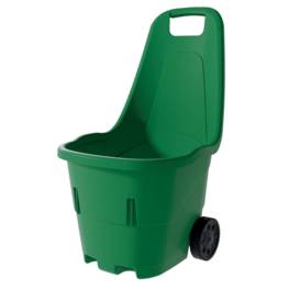 Chariot de jardin 43L Polyvalent Chariot à bûches Transport 2 Roues robustes Charge max 60 kg Intec