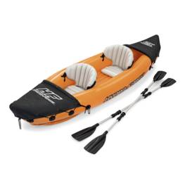 Kayak gonflable BESTWAY 65077 Lite-Rapid 2 personnes 2 rames 3,21 m x 88 cm x 42 cm