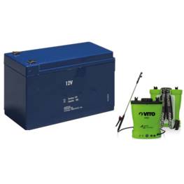 Batterie LITHIUM 12V - 6A pour Pulvérisateur VITO 16L