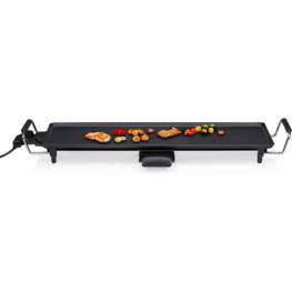 Plancha Grill Teppanyaki 2000W Style Japonais Plaque de cuisson 70 x 23cm Révetement Anti-adhésive ALPINA