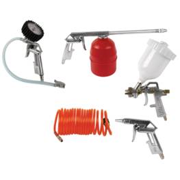 Kit air comprimé 5 accessoires pour Compresseurs d'air raccord 1/4" ITOOLS