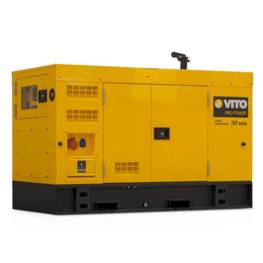 Groupe electrogène 30kVA Diesel Triphasé Monophasé AVR ATS Démarrage Automatique Autonomie 13h VITO Professional