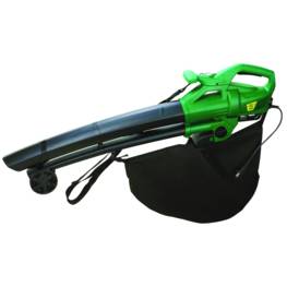 Aspirateur Souffleur 2500W + Sac 45 Litres HobbyGarden Roulettes Jardins et Allées