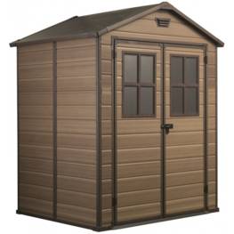 Chalet de jardin KETER Abri Résine Marron L185 x P152 x H226 Traitement anti-UV