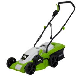 Tondeuse électrique VITOGARDEN 1400W Moteur induction Coupe 34 cm - Hauteur de coupe 20-60 mm - bac 35L