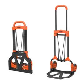 Chariot diable pliable Charge de 65 kg max BLACK & DECKER Compact et Léger Chariot à roues Aluminium