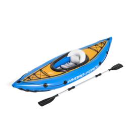 Canoë kayak gonflable Hydro-Force Cove Champion 1 personne 275 x 81 cm 1 pagaie BESTWAY 65115