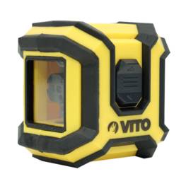 Niveau laser de chantier VITO POWER - Portée de 10 m Précision 0,5 mm - Niveau en croix horizontale et verticale