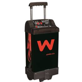 Chargeur démarreur Booster 12/24V THORMATIC 500 Protection électronique Chariot Trolley 230V AWELCO