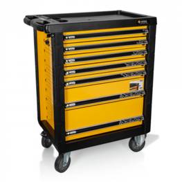 Servante d'atelier sur roues 7 tiroirs Chariot d'atelier VITO Avec frein Meuble de garage Etabli Haute qualité