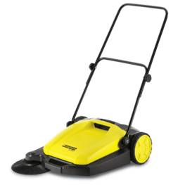 Balayeuse KARCHER S4 Mécanique avec Grande Brosse XL PLiable Bac 20 Litres Déchets secs et humides Cours Allées Terrasses