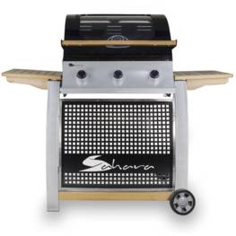 Barbecue à gaz Grill 13.5 KW SAHARA Surface Cuisson XXL Livré avec tuyau gaz et détendeur Haute qualité Garantie 5 ans