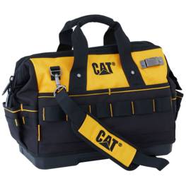 Sac à outils 25 L Caterpillar GP-65049 Polyester 600D / PVC 18 poches extérieures 12 poches intérieures Léger