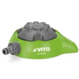 Arroseur d'irrigation Jardin multijets 8 Fonctions Raccord Ø 19 / 25 mm Rayon 8m VITO
