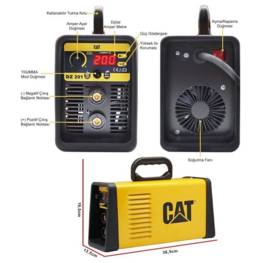 Poste a souder inverter 200A ARC et TIG CATERPILLAR DZ201 Professionnel