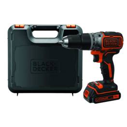 Perceuse Visseuse percussion Black & Decker Batterie Lithium 18V 1.5 Ah Brushless & Mallette