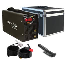 Poste à souder Inverter Numérique 200A PRO200+ Soudure 100% Continue Soudage Professionnel Garanti 3 ans Mallette PROWELTEK