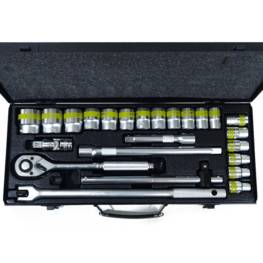 Coffret à douilles 24 pièces VITO 1/2" Chrome vanadium Haute qualité