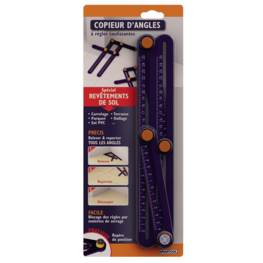 Règle de Mesure Copieur d'angles avec règles coulissantes Outil de gabarit d'angle Smartool