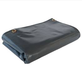 Bâche de protection 2 x 3 m Gris anthracite PVC Anti-UV Etanche