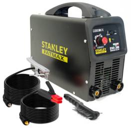 Poste à souder inverter STANLEY FATMAX EVO200 Professionnel MMA TIG LIFT Baguettes soudure Acier Inox Fonte Basiques 1.6 - 5 mm