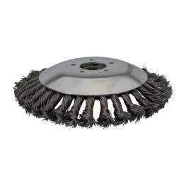 Brosse acier Ø 200mm desherbage démoussage pour débroussailleuse Alésage 25.4 mm VITO