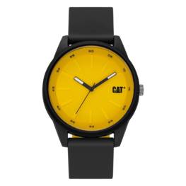 Montre Watch Insignia Ø 43 mm Noir/Jaune Caterpillar ABS Bracelet Silicone