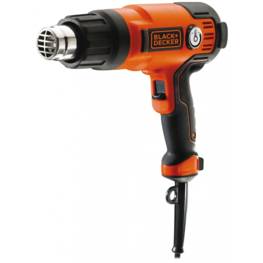 Pistolet décapeur Thermique 2000W Filaire 230V 8 Accessoires Mallette BLACK & DECKER