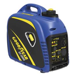 Groupe electrogène Silencieux 2000W Inverter Moteur 4T essence 80 cm³ 2 KVA GOODYEAR Protection tension Autonomie 6 heures