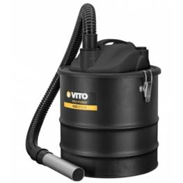 Aspirateur de cendres 1200W VITO 18L Filtre HEPA Barbecues Poêles Jusqu'à 50°C Souffleur Auto nettoyage du filtre