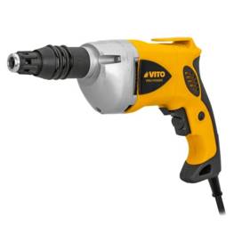 Visseuse pour plaque de platre 600W Sens de rotation réversible Vitesse variable Vis jusqu'à 6 mm VITO