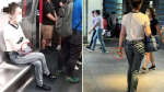 Startled commuters alert MTR staff to call police on woman clutching scissors on train