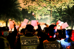【現場】從廣州人民橋到海珠廣場：提前部署的警力、對罵聲與被圍困的示威者