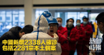 中國新增2338人確診　包括2281宗本土個案