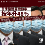 首季整體罪案數字按年升48% 鄧炳強：去年第五波市民活動大減