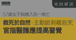 女子胸痛入院一晚亡　死因庭裁死於自然、主動脈剝離致死　官指醫護應提高警覺