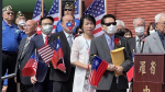 美國慶日 台灣官員與立委洛杉磯參與升旗