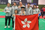 The Hong Kong team in the Spanish Para Badminton Tournament won 1 gold and 2 bronzes