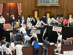 立院昨打完群架 今爆出綠委陳歐珀、吳玉琴、張廖萬堅3人確診