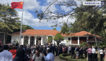 中國在尼加拉瓜大使館「復館」　升五星旗正式掛牌