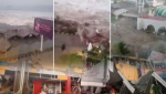 印尼兩度地震 兩米海嘯毀房屋
