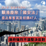英最新《香港半年報告》 籲港廢除「國安法」 提及黎智英及初選47人 港府強烈不滿堅決反對