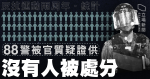 【反抗運動兩周年．案件統計】被官斥不可信誇張失實　至少 88 警證供有問題　無人被處分