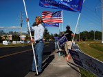 Swing states up in air but Trump strong in Florida